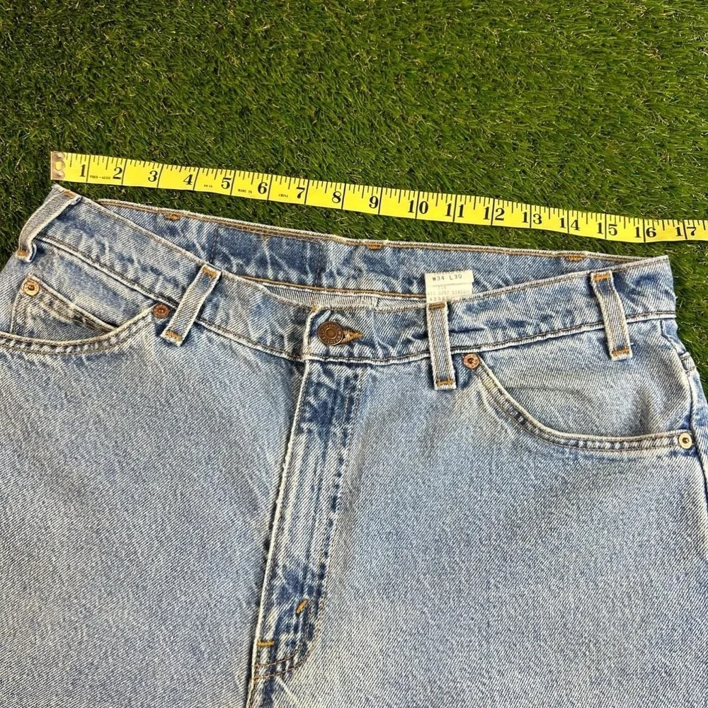 Vintage Levis Orange Tab 560 USA Made Loose Tapered Jeans W34 L30 90s Denim